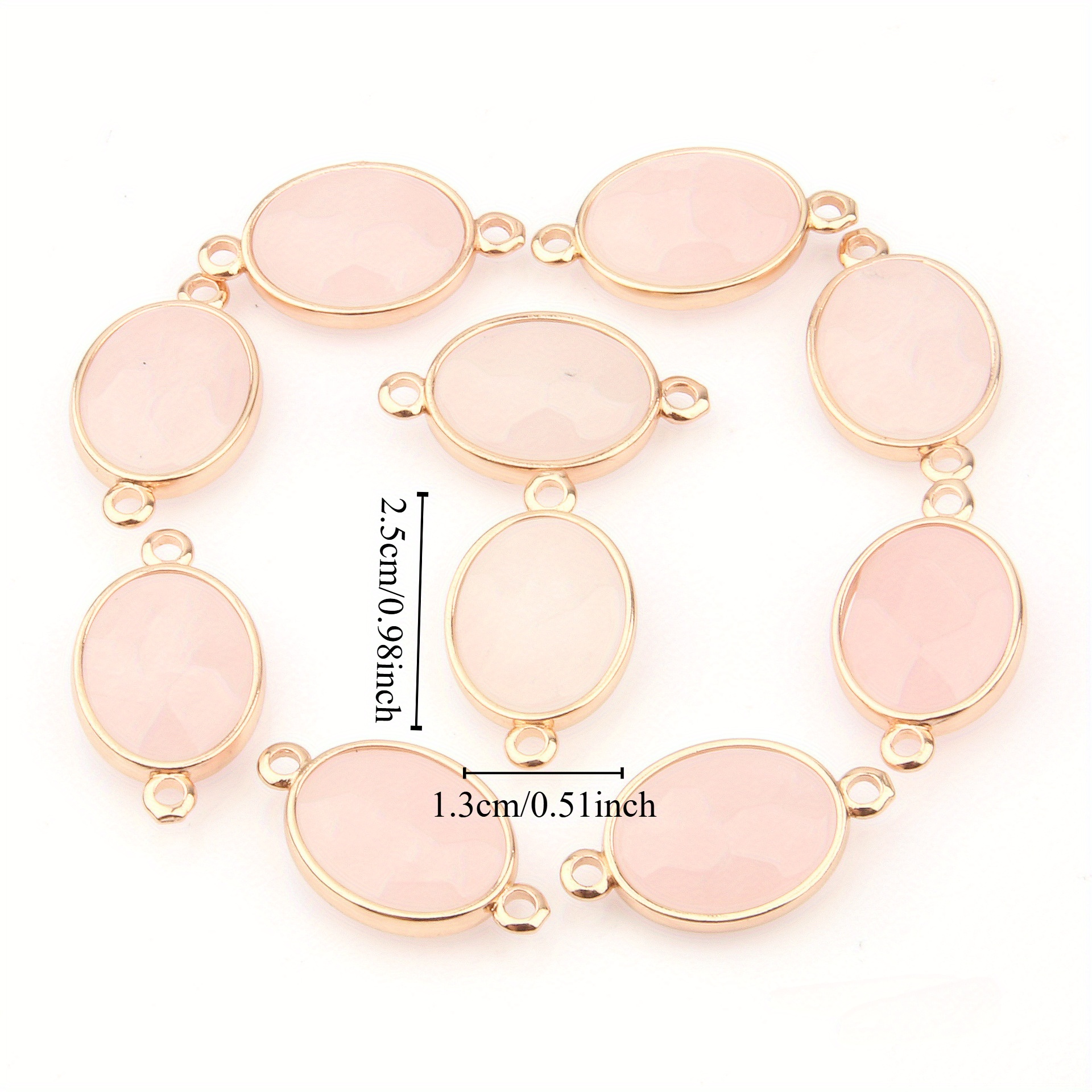 Natural Stone Oval Edge Faceted Pendant Set